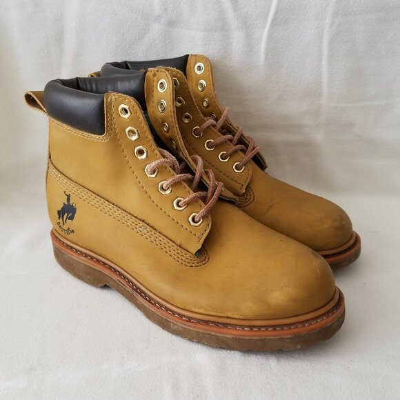 Gauchos Men's Boots Mens Lace-Up Work Tan Size 8 - Picture 2 of 10